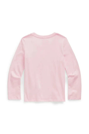 Blusa de algodón de manga larga para niños Polo Ralph Lauren