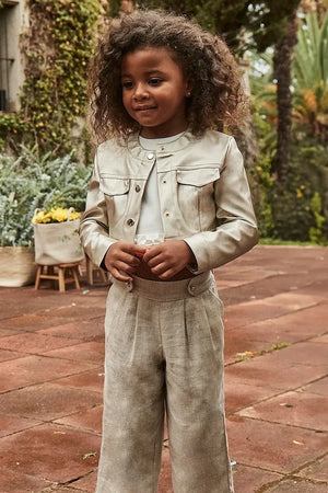 Pantalón infantil de lino Mayoral