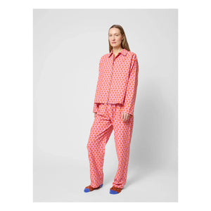 Bobo Choses - Organik Pamuklu Desenli Pijama - Kadın Koleksiyonu | Mor