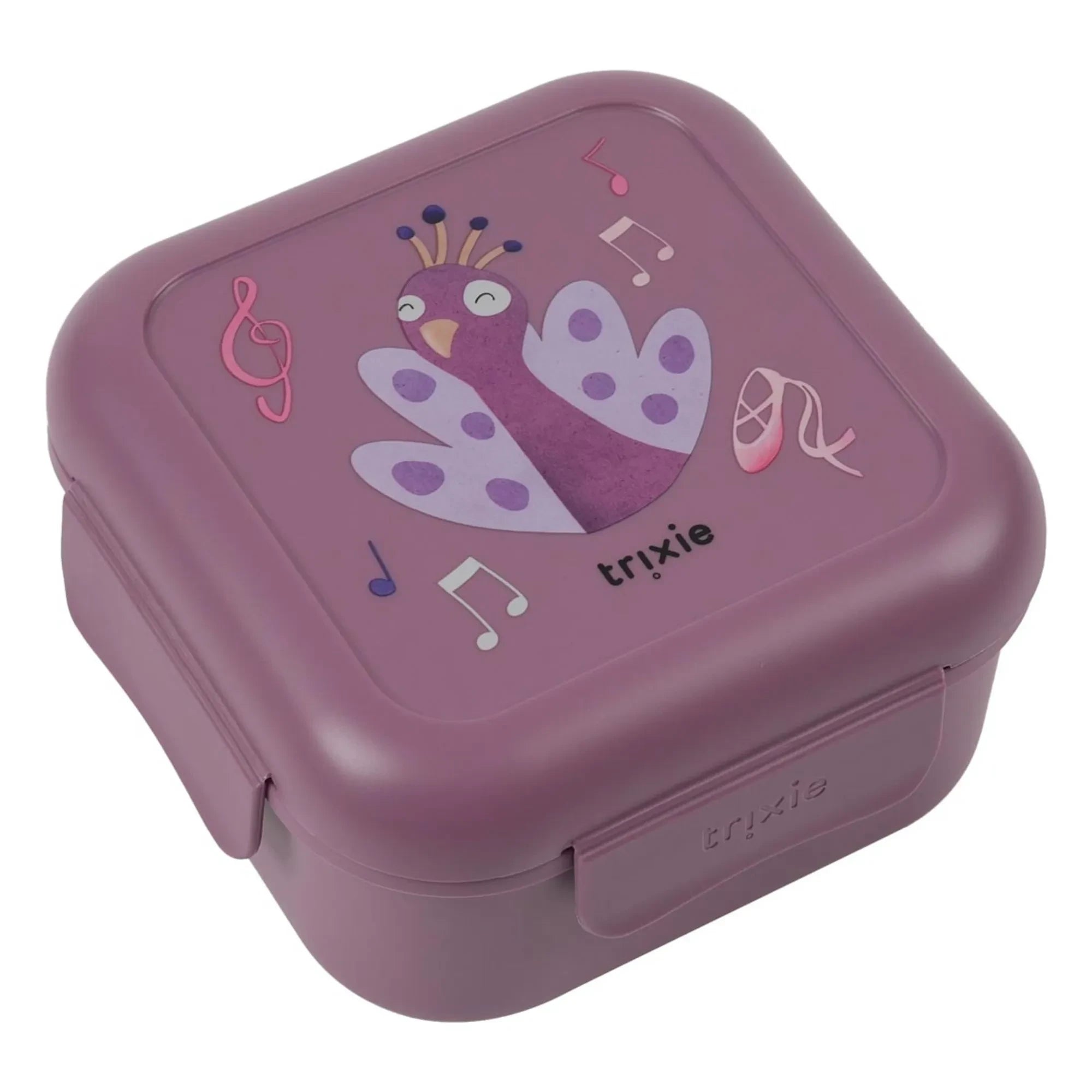 Trixie - Pinza para fiambrera Bailarina Sra. Pavo Real | Morado