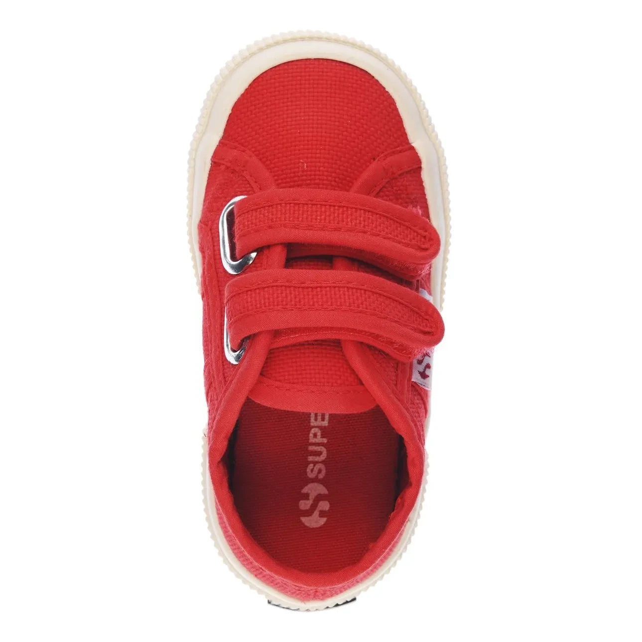 Superga - Zapatillas Deportivas Bajas de Algodón con Velcro | Rojo
