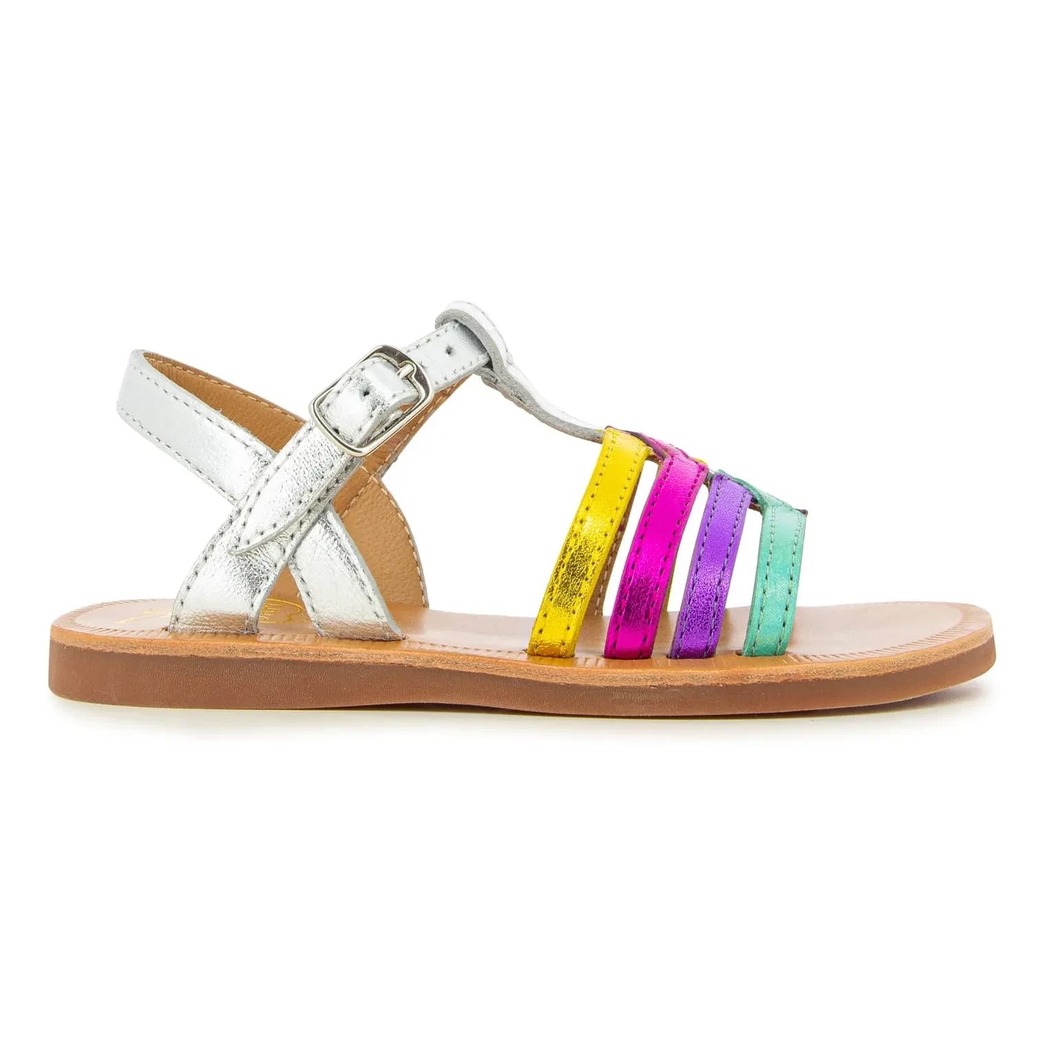 Pom d'Api - Plagette New Salome sandaletler | Gümüş Gri S019