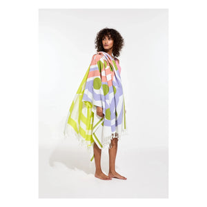Mapoésie - Toalla de playa Bloom | Morado