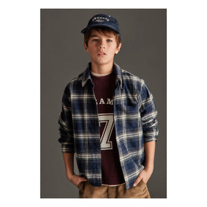 Mipounet - Camisa de cuadros Lorenzo | Azul