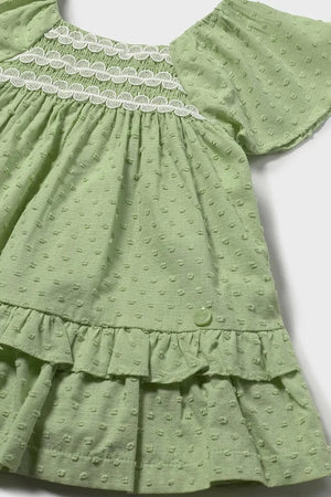Vestido de algodón para niña Mayoral