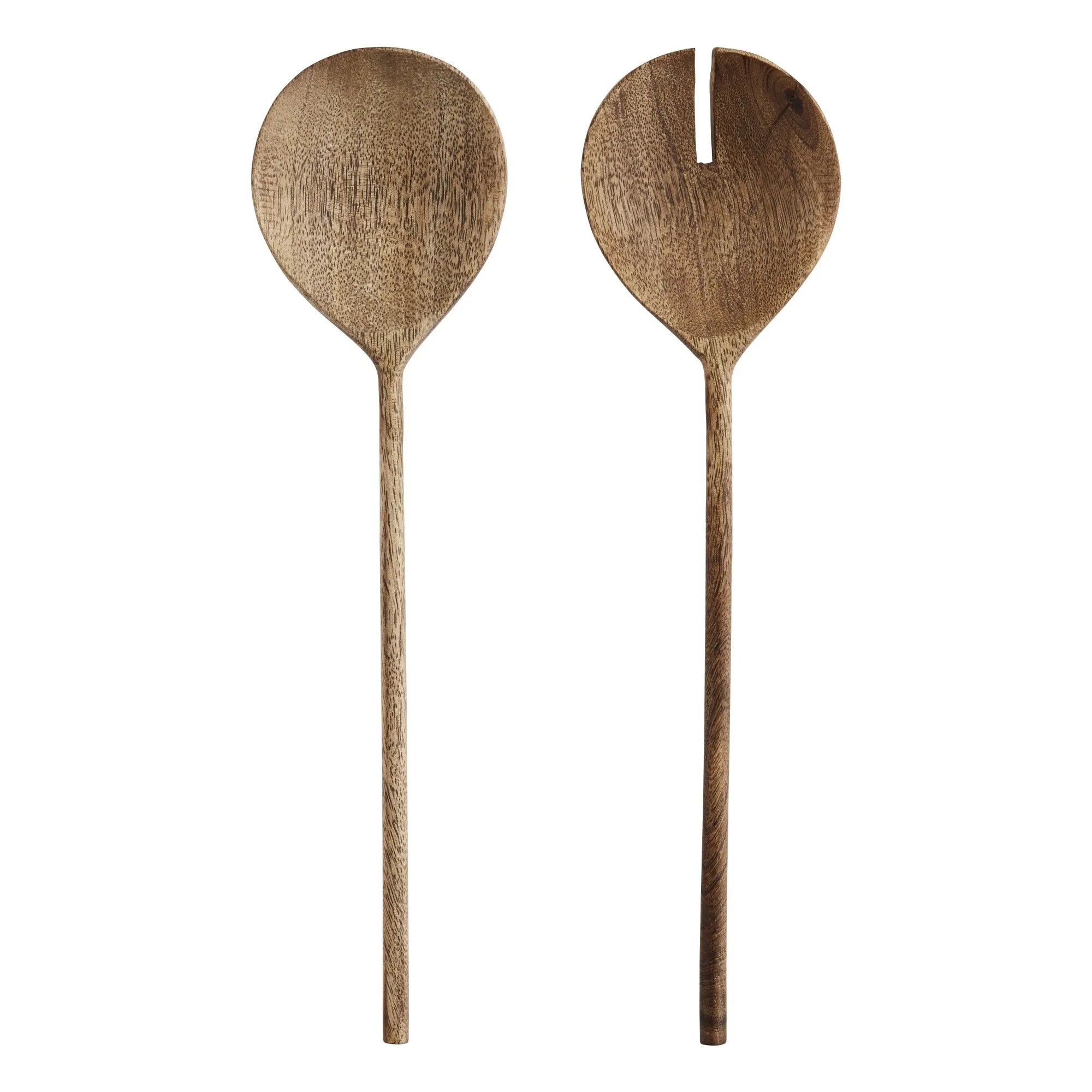 Madam Stoltz - Juego de ensaladera de madera de mango