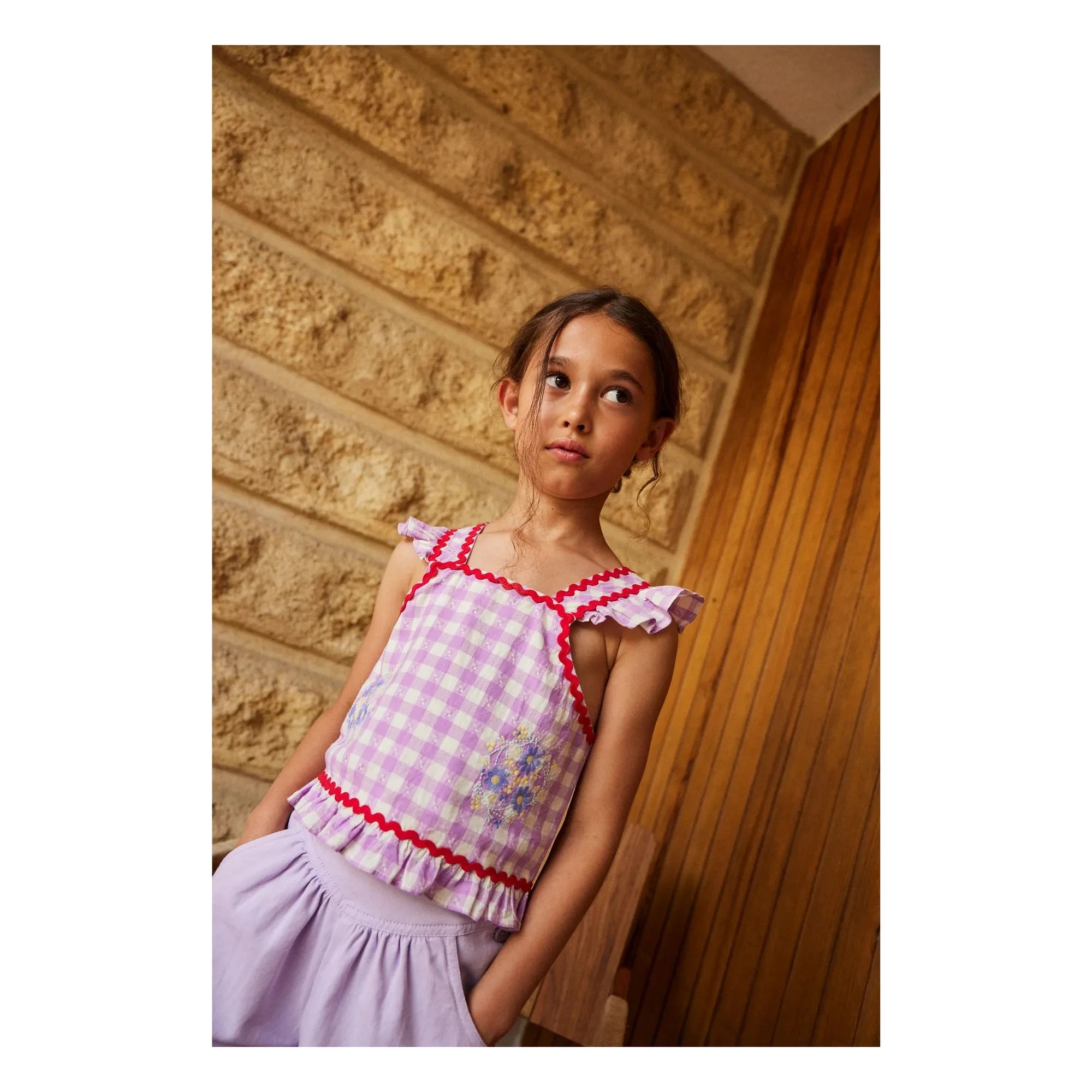 Hola, Simone - Top Iria Vichy | Lavanda