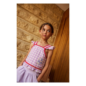 Hola, Simone - Top Iria Vichy | Lavanda
