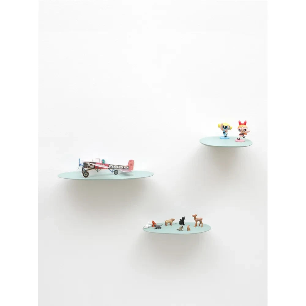 Moustache - Estante de cerámica Isola, Studio Brichetziegler - Juego de 3 | Verde almendra