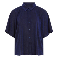 Momoni - Camisa metálica Brooklyn | Azul marino