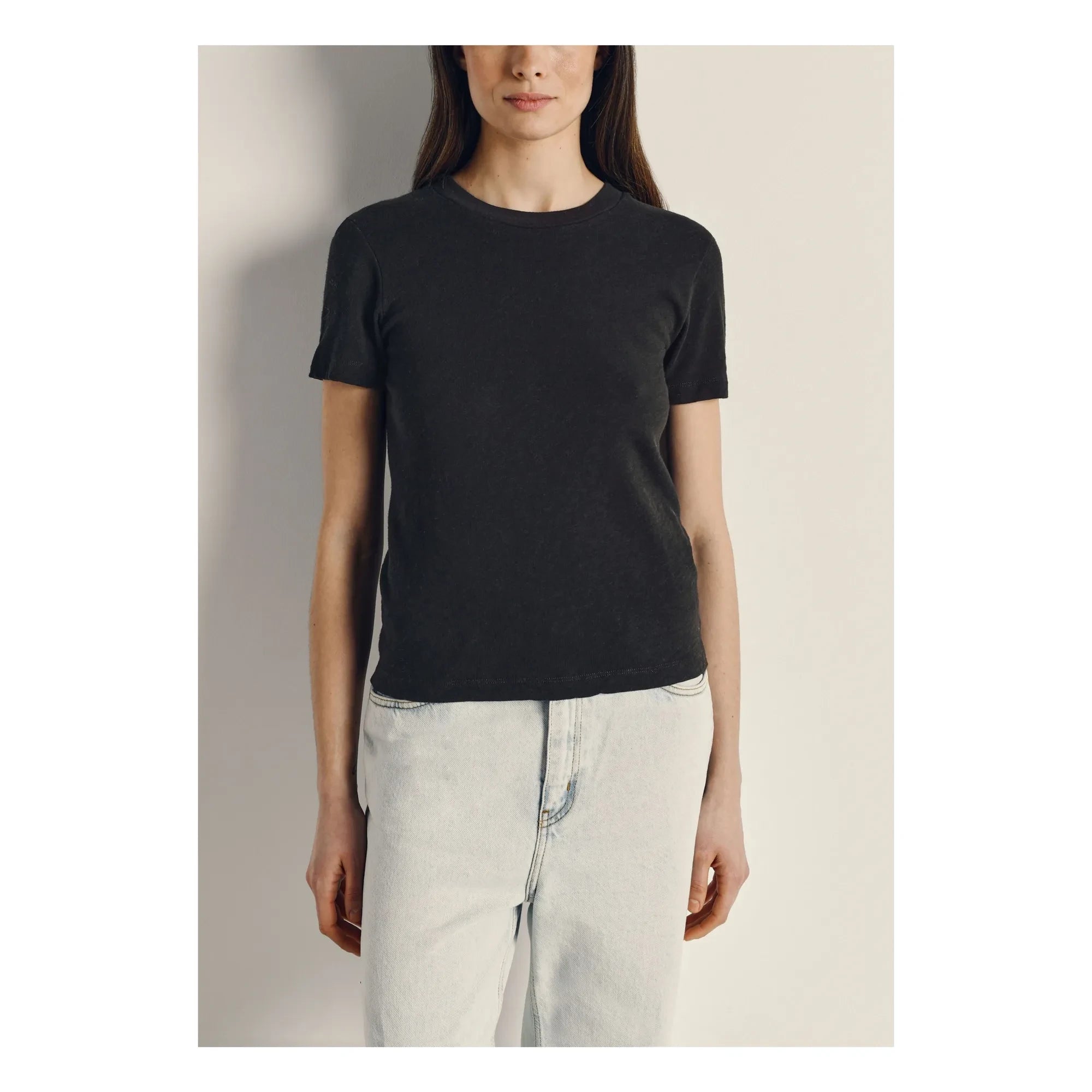 American Vintage - Camiseta de algodón Sonoma | Negro