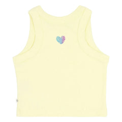 Jenest - Camiseta de algodón orgánico Bonnie | Amarillo pálido