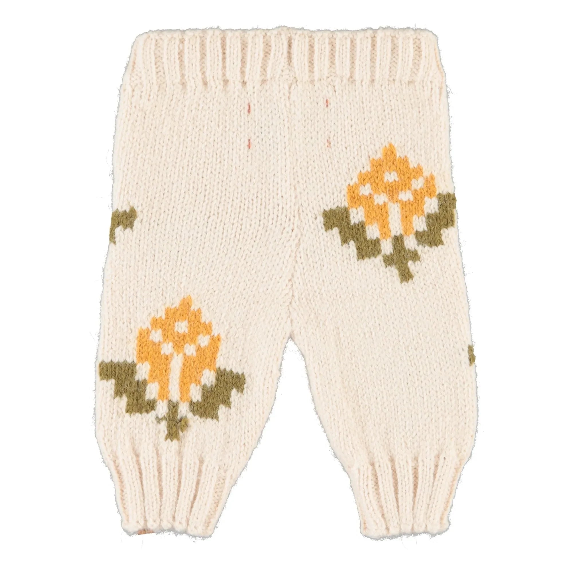 Piupiuchick - Leggings de Rejilla con Estampado Floral | Crudo