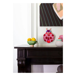 Studio Roof - Decoración de pared Mariquita - Studio Roof x Zoe Miller | Rojo