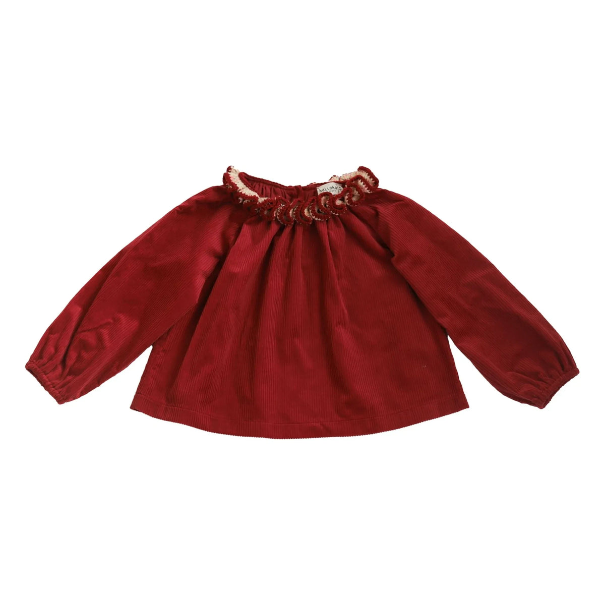Kalinka - Liana blusa de terciopelo | Rojo