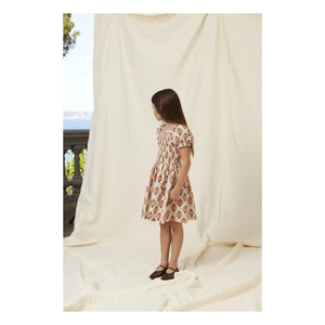 Bebe Organic - Vestido Fruncido Kaia | Crema
