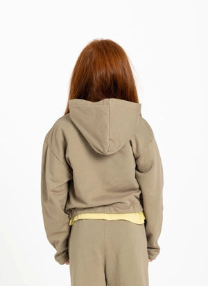 Hundred Pieces - Blush "Believe" Sudadera con Capucha | Beige