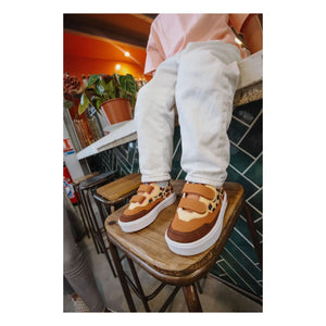 Hello Hossy - Zapatillas Leopard Scratch | Crema