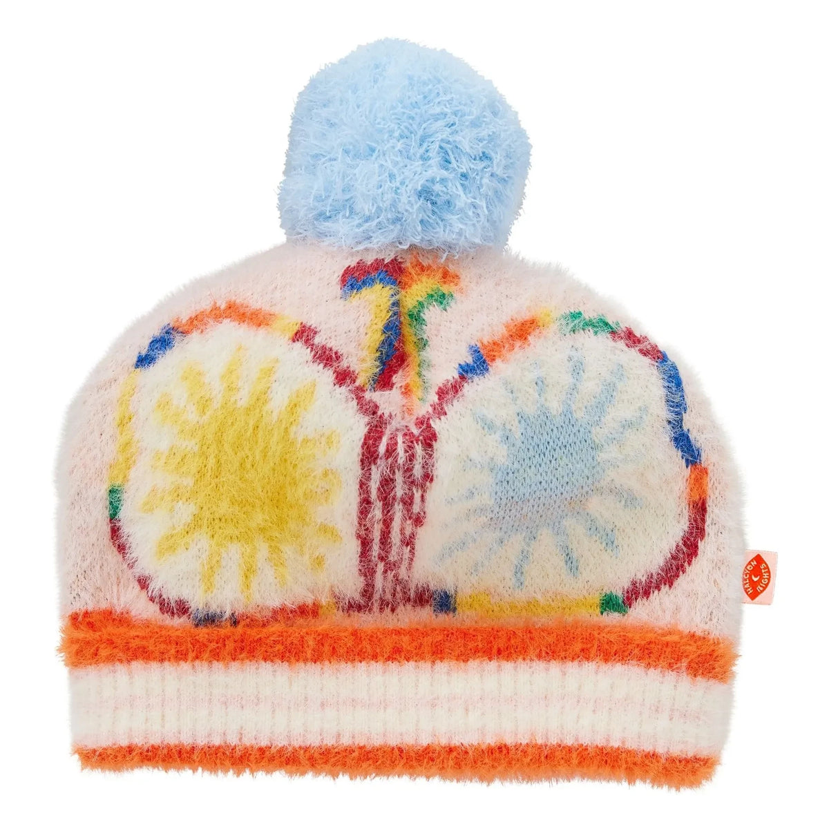 Halcyon Nights - Gorro mariposa | Rosa pálido