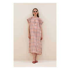 By Bar - Vestido de algodón orgánico Bodin | Rosa Claro