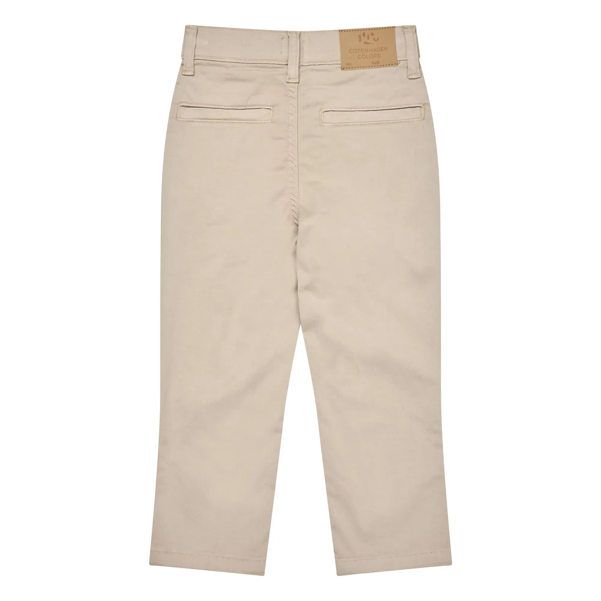 Copenhagen Colors - Pantalones chinos de sarga de algodón orgánico | Beige