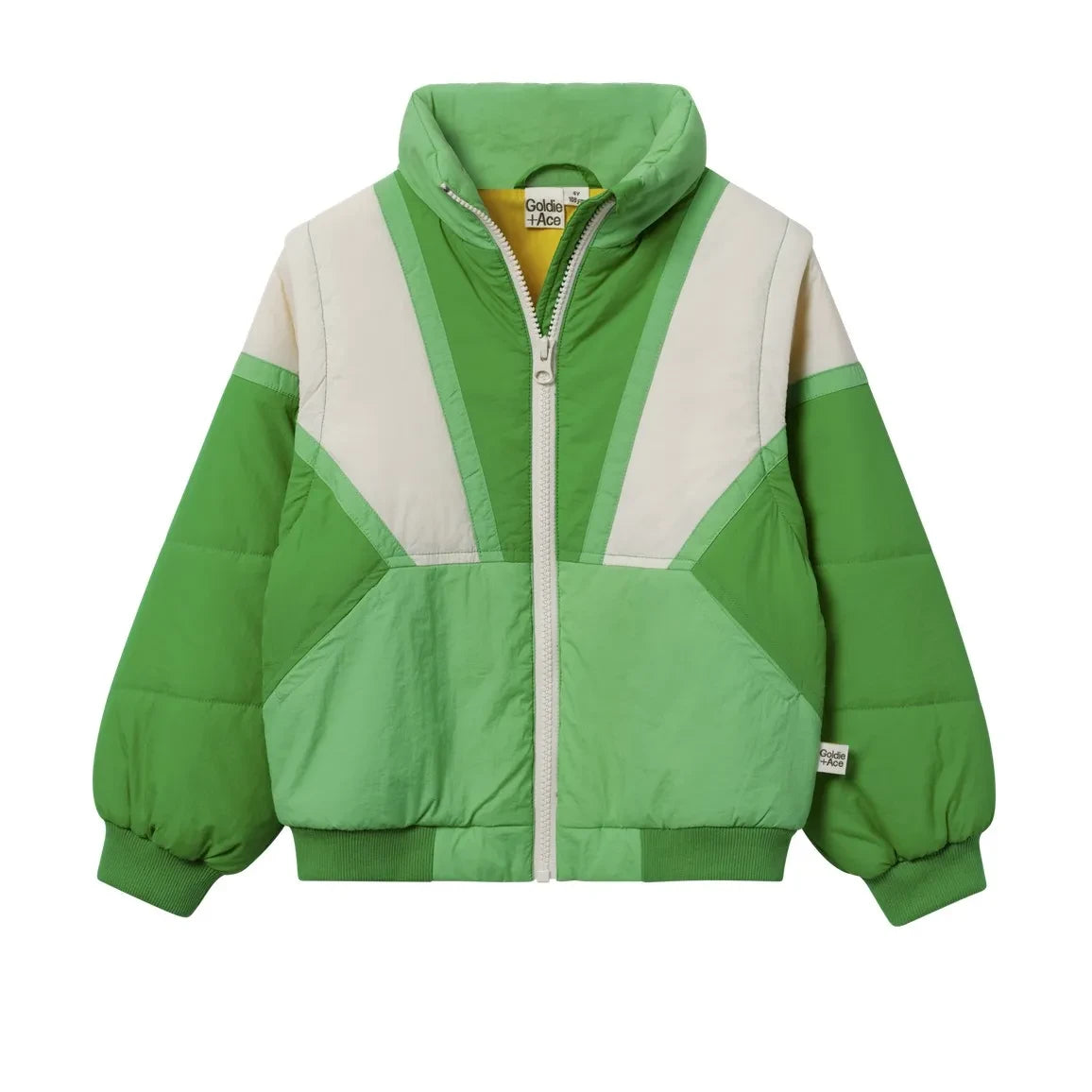 Goldie + Ace - Chaqueta Retro con Mangas Desmontables | Verde