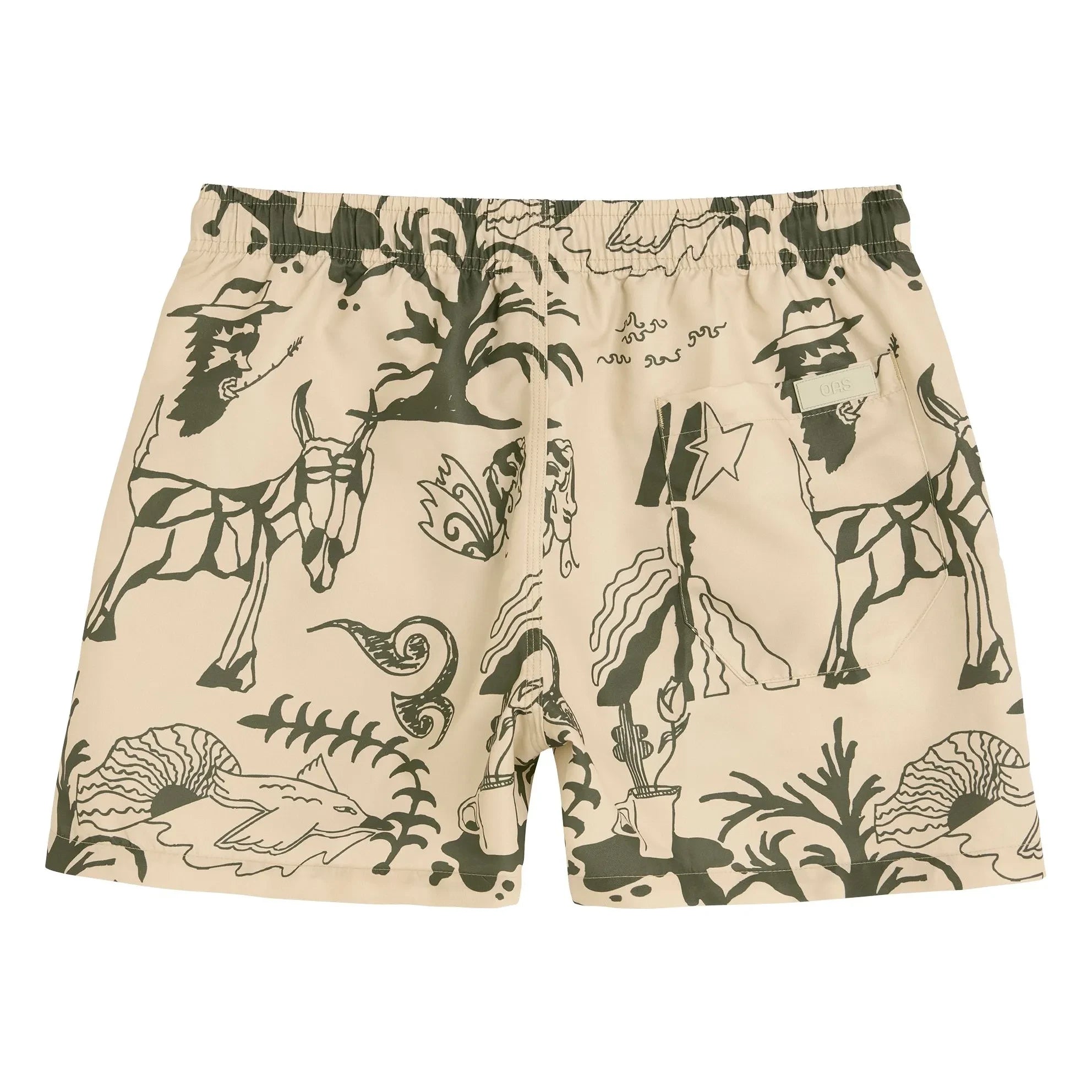 OAS - Bañador corto Poplan | Beige