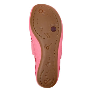 Camper - Bailarinas rosas de rayas en el pie derecho