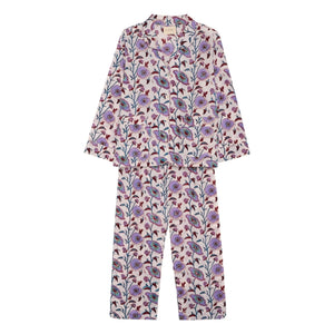 SISSEL EDELBO - Pijama de algodón orgánico | Morado