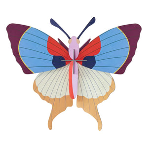 Studio Roof - Mariposa con flecos para colgar en la pared | Ciruela