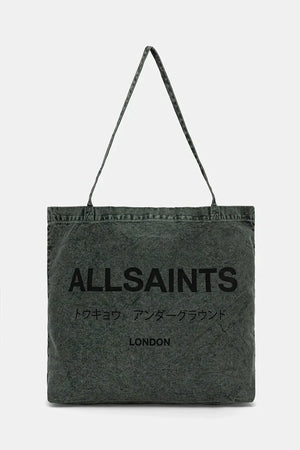 Bolso de algodón AllSaints 38 x 35 x 12 cm