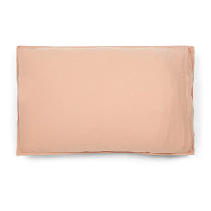 Haomy - Funda de almohada de gasa de algodón | Rosa Beige