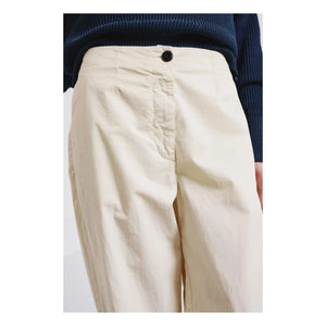 Pomandère - Pantalones de gabardina de algodón | Crema