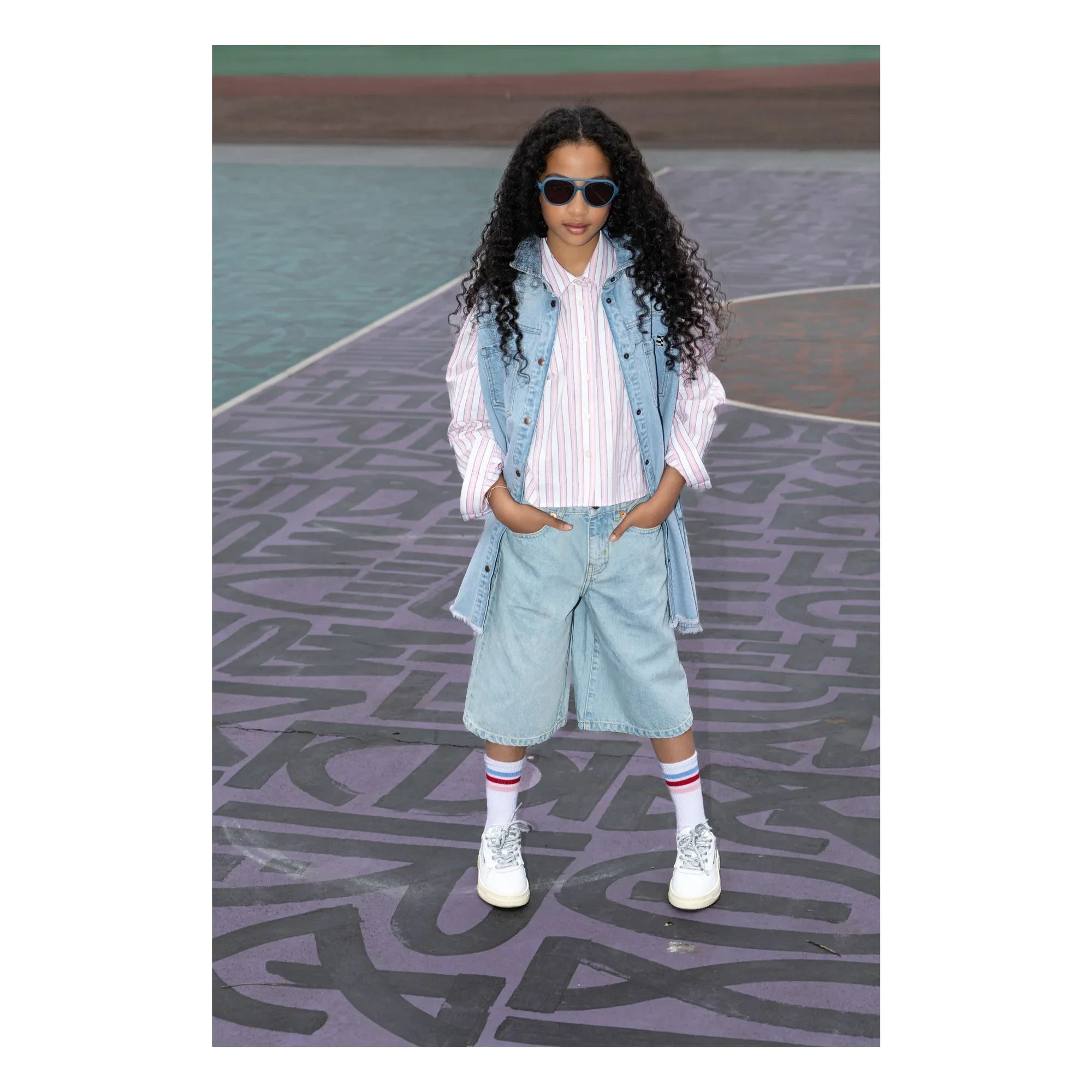 Finger in the nose - Bermuda Denim Dua | Denim claro