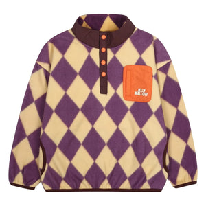 Jelly Mallow - Sudadera con patrón de rombos | Amarillo