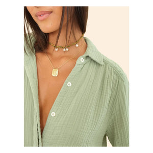 Xirena - Camisa Julianne | Agua verde