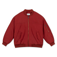 Repose AMS - Chaqueta Bomber de Fibra Reciclada | Rojo
