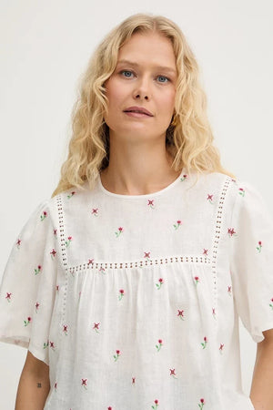 Blusa de lino BACINO Weekend Max Mara para mujer