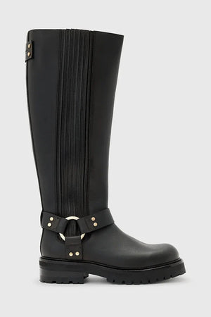 Botas de cuero altas Maddie de AllSaints