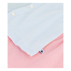 Petit Bateau - Pijama corto color block Millerais | Azul