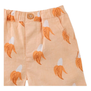 Gingersnaps - Shorts de lino Thomas Banana | Naranja