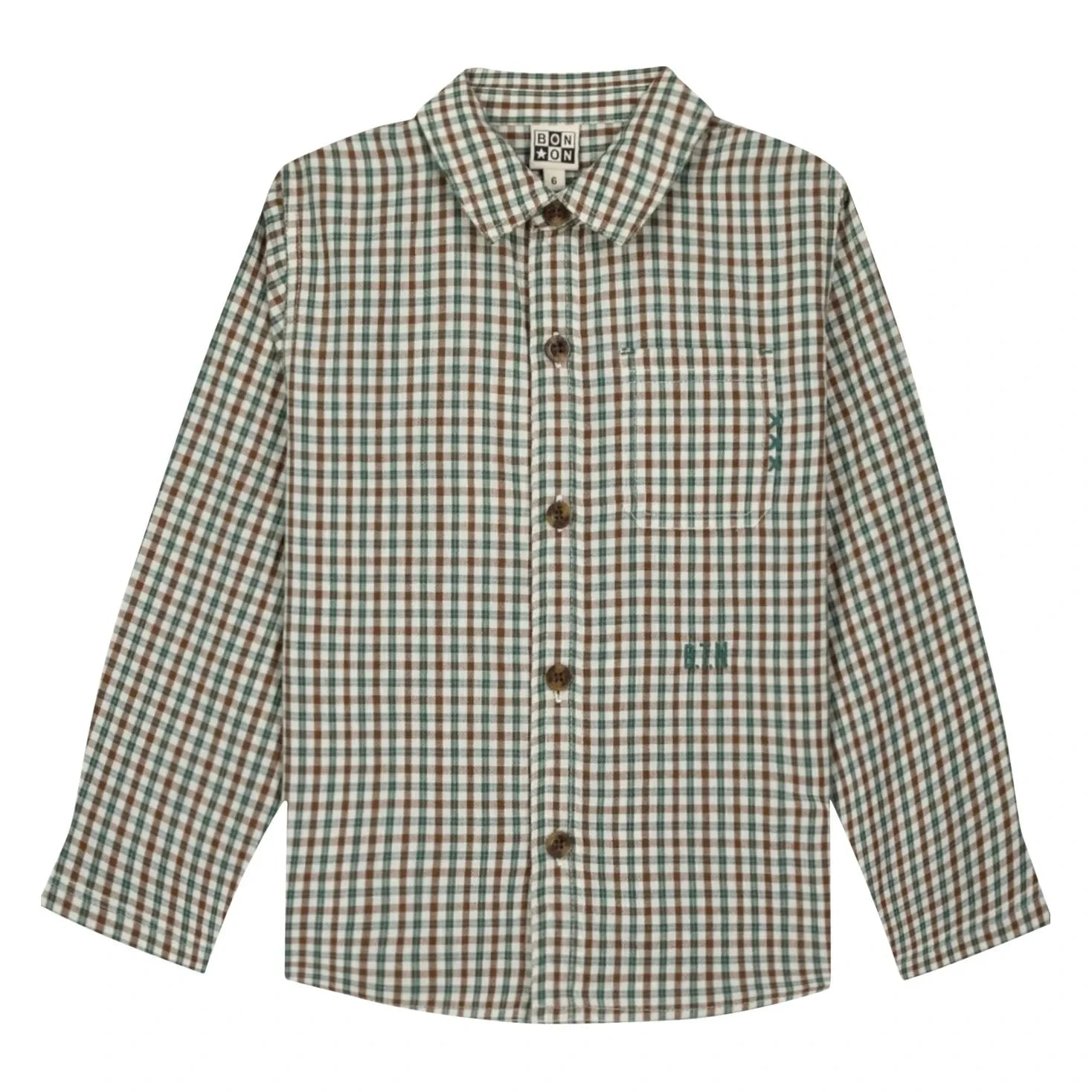 Bonton - Camisa Cuadros Paf | Verde