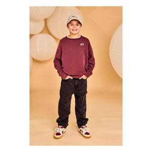 AO76 - Oscar Sorry organik pamuk sweatshirt | Bordo