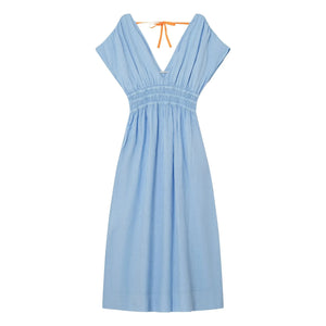 Dr Bloom - Vestido de Lino Caricia | Azul Claro