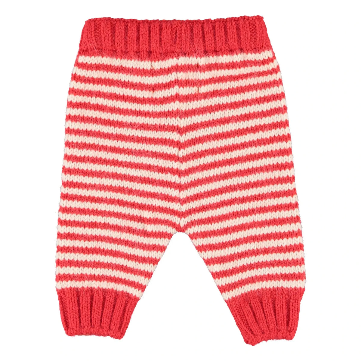 Piupiuchick - Leggings de malla a rayas | Rojo