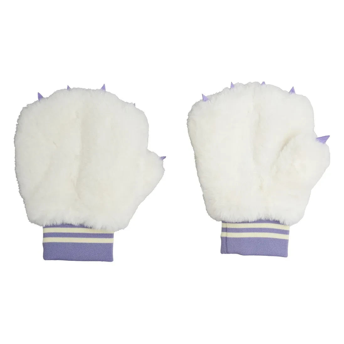 Mini Rodini - Manoplas de pelo Ours de fibra reciclada | Crudo