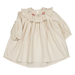 Loir - Vestido de lino Bianca | Crudo
