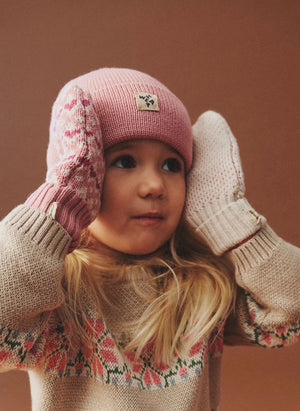 Wheat - Suéter de Algodón Orgánico con Jacquard Alberte | Beige