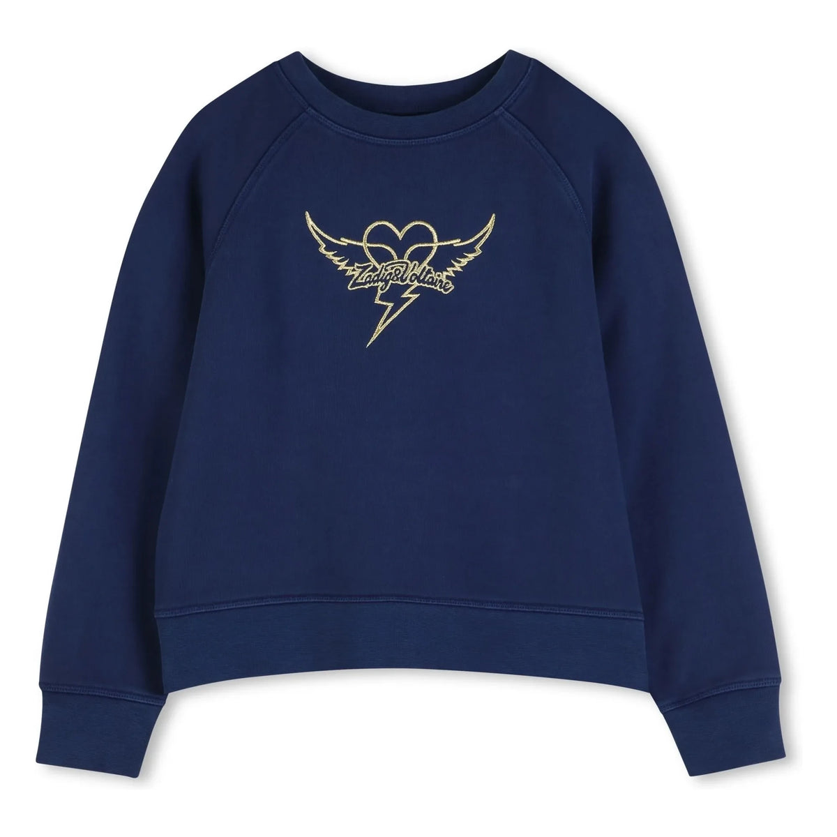Zadig & Voltaire - Sudadera con logotipo de corazones | Azul noche