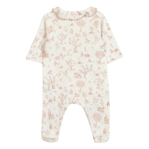 Tartine et Chocolat - Pijama Enterizo con Cuello Rosa Palo | Rosa Palo